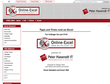 Tablet Screenshot of online-excel.de
